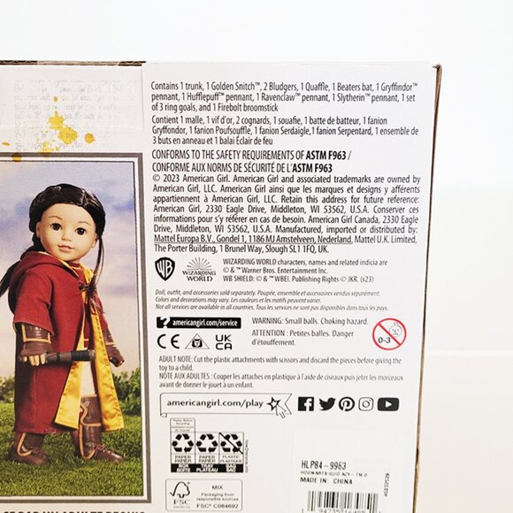 American Girl Harry Potter Hogwarts Quidditch Accessory Set - Picture 10 of 10